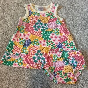 Hanna Andersson Dress & Bloomers Set (6-12 months)